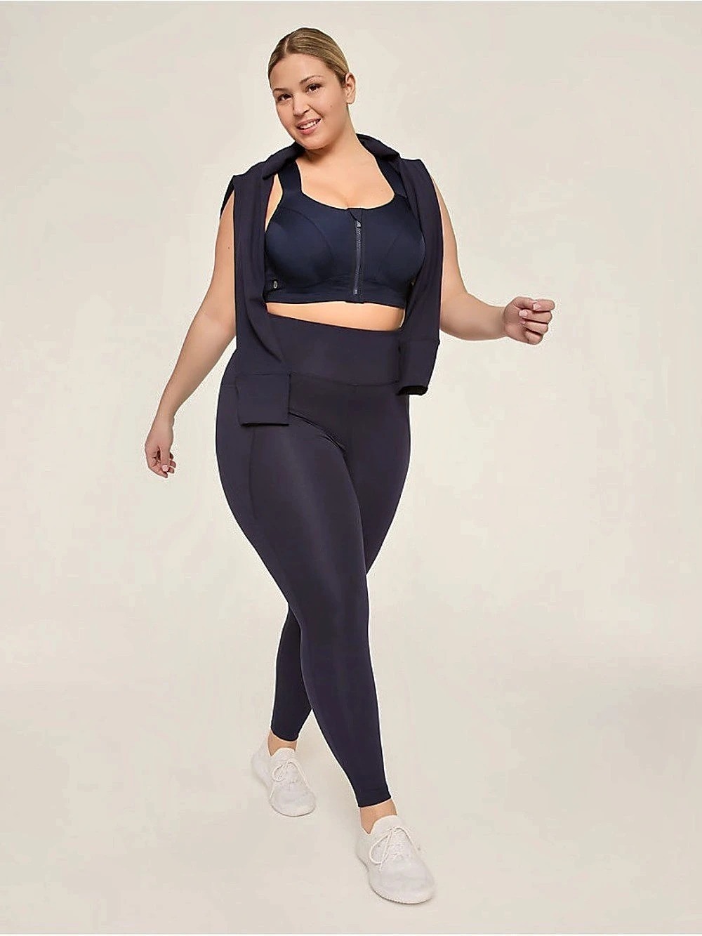 The V Legging Teal Athletic Leggings